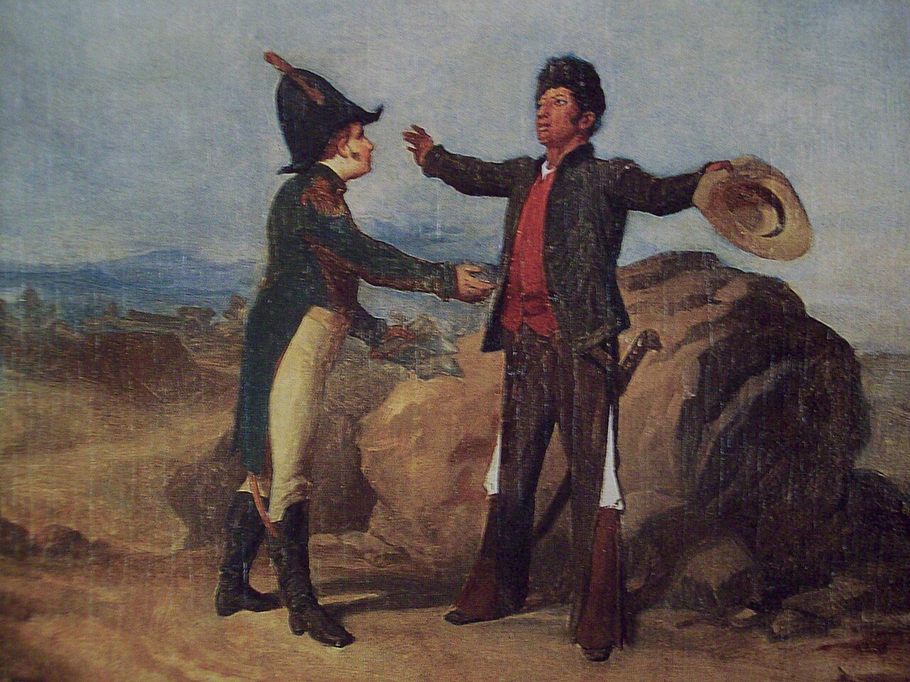 El Abrazo de Acatempan, episodio previo a la consumación de la Independencia.